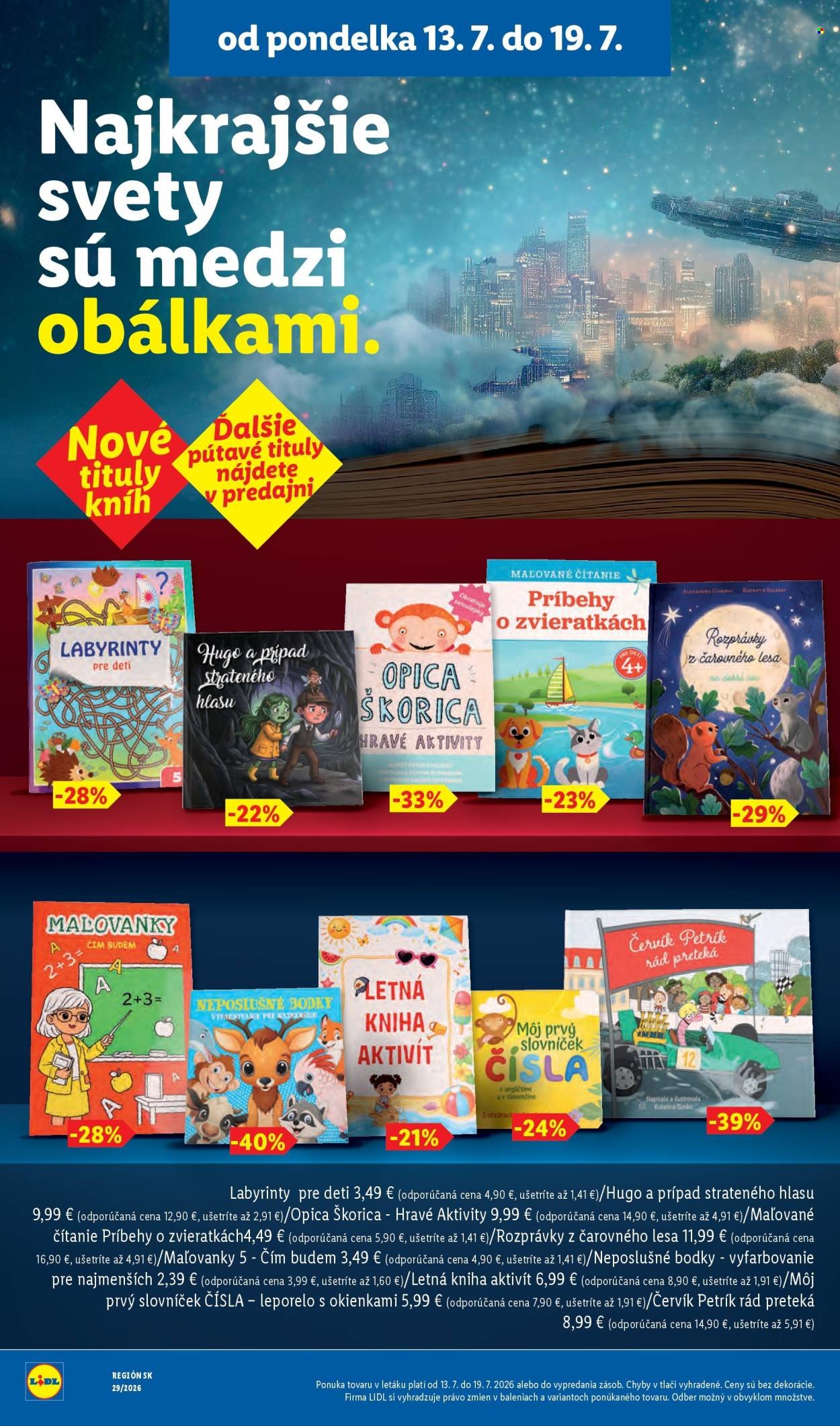 LIDL leták - Od pondelka 13.7.2026