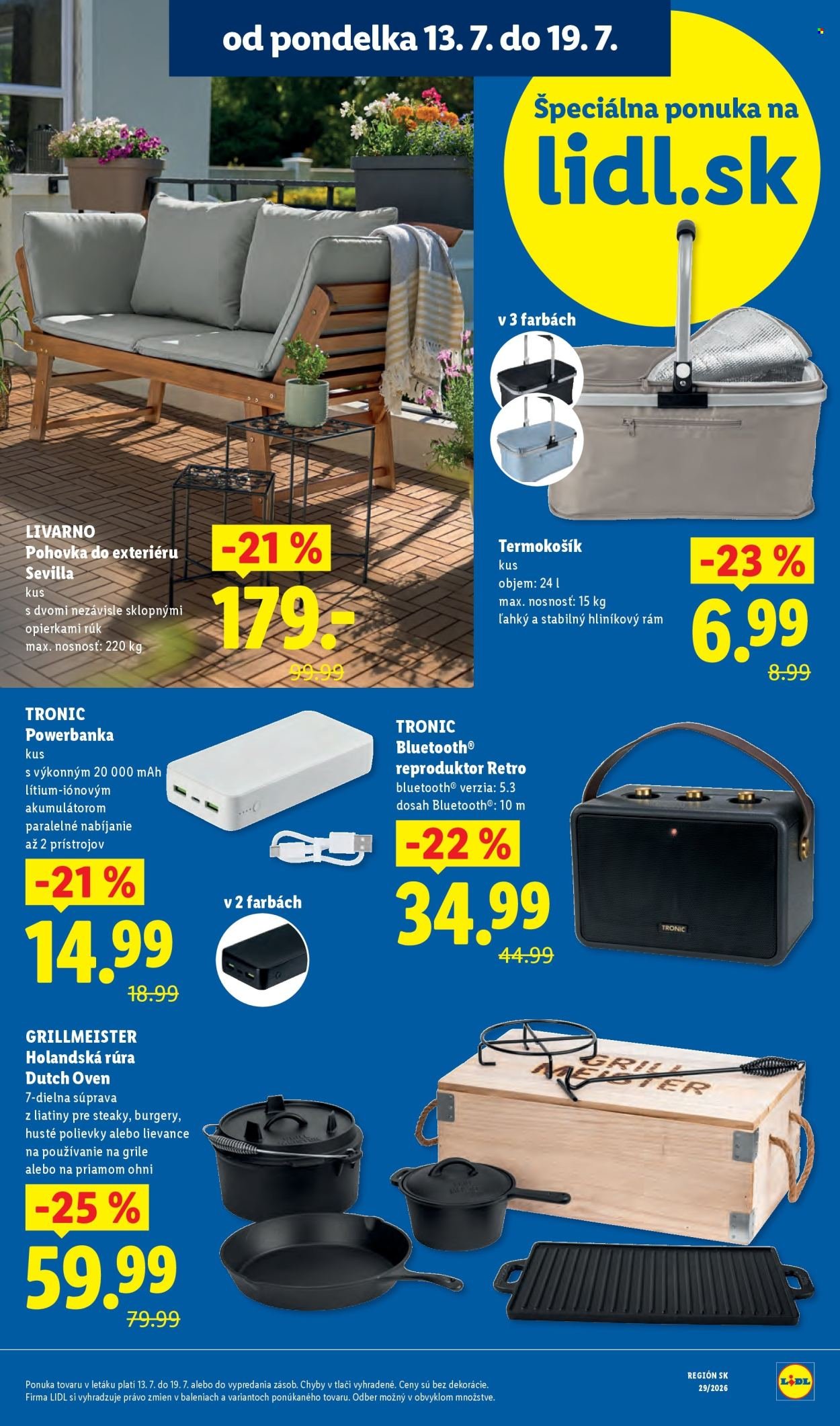 LIDL leták - Od pondelka 13.7.2026