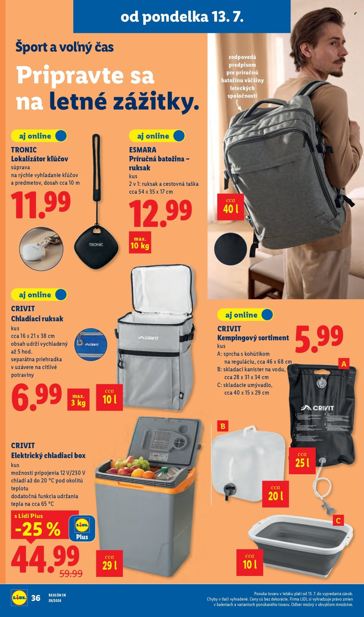 LIDL leták - Od pondelka 13.7.2026