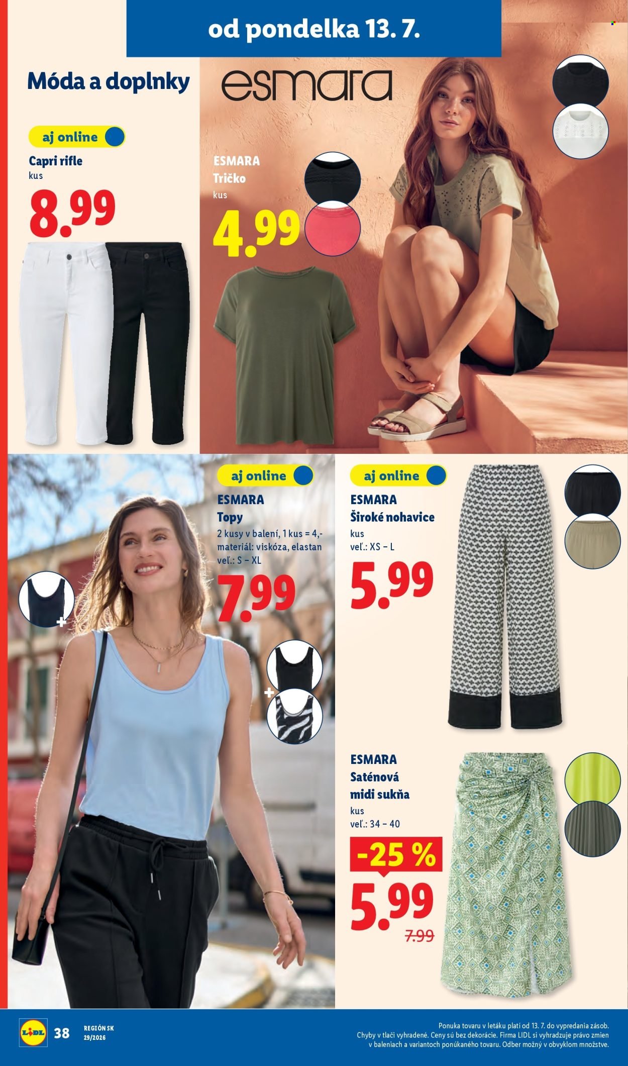 LIDL leták - Od pondelka 13.7.2026
