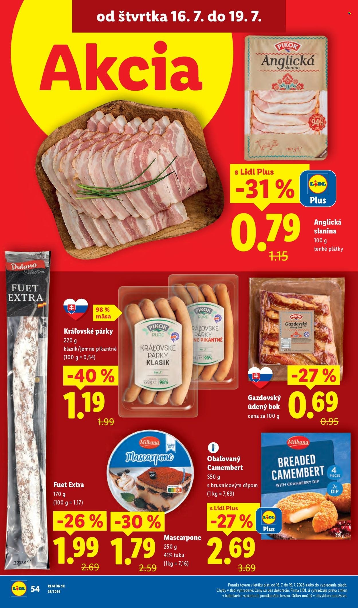 LIDL leták - Od pondelka 13.7.2026