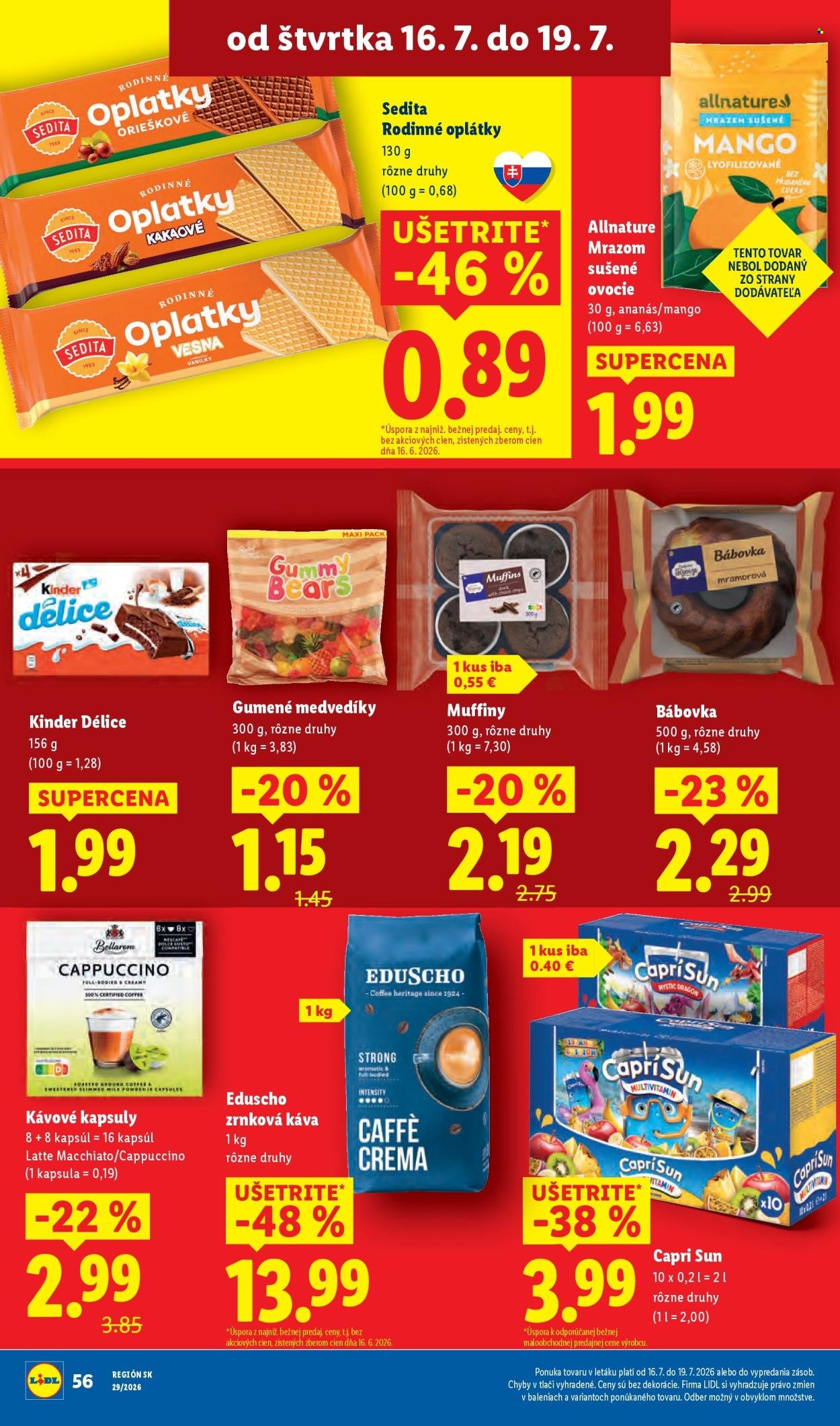 LIDL leták - Od pondelka 13.7.2026