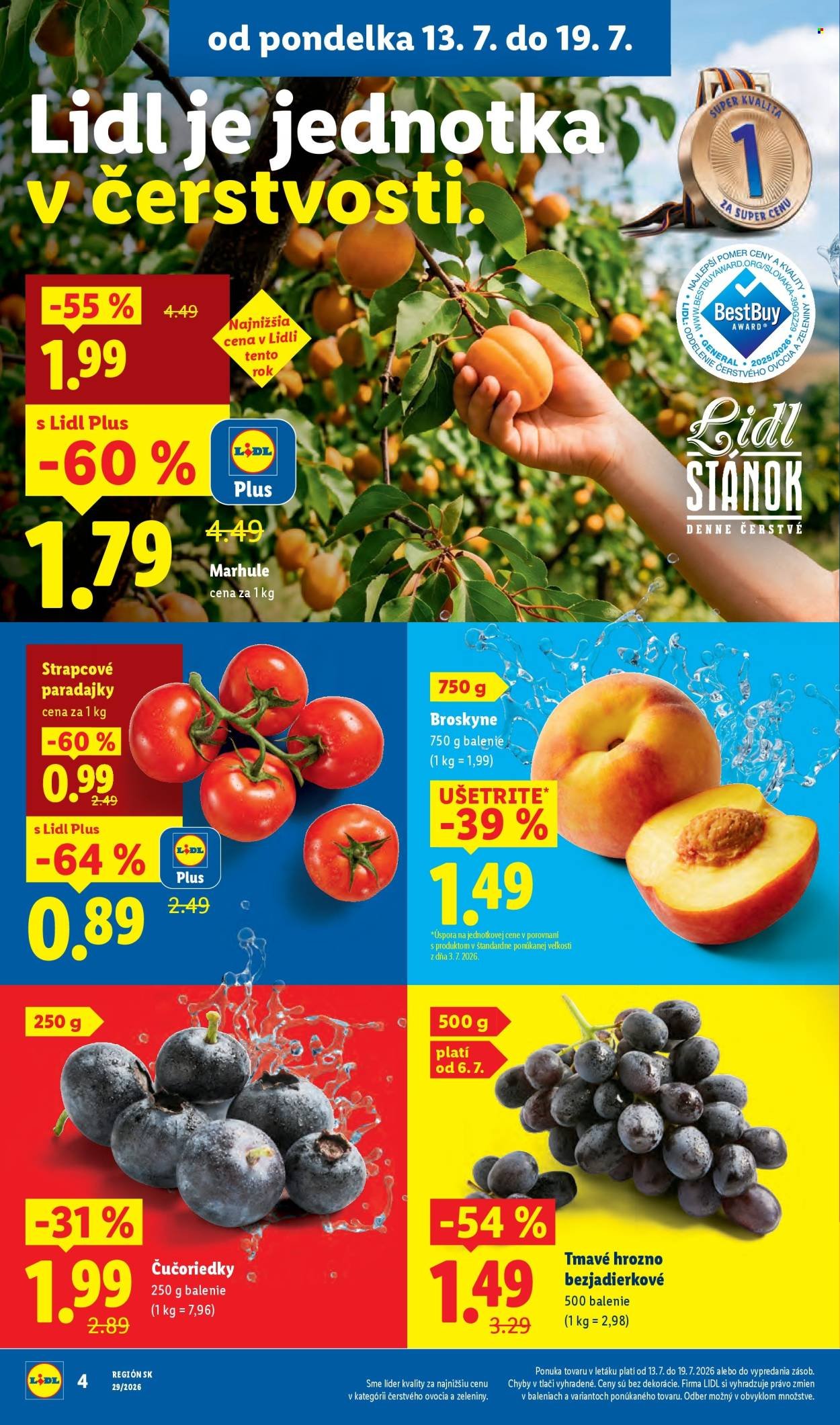 LIDL leták - Od pondelka 13.7.2026
