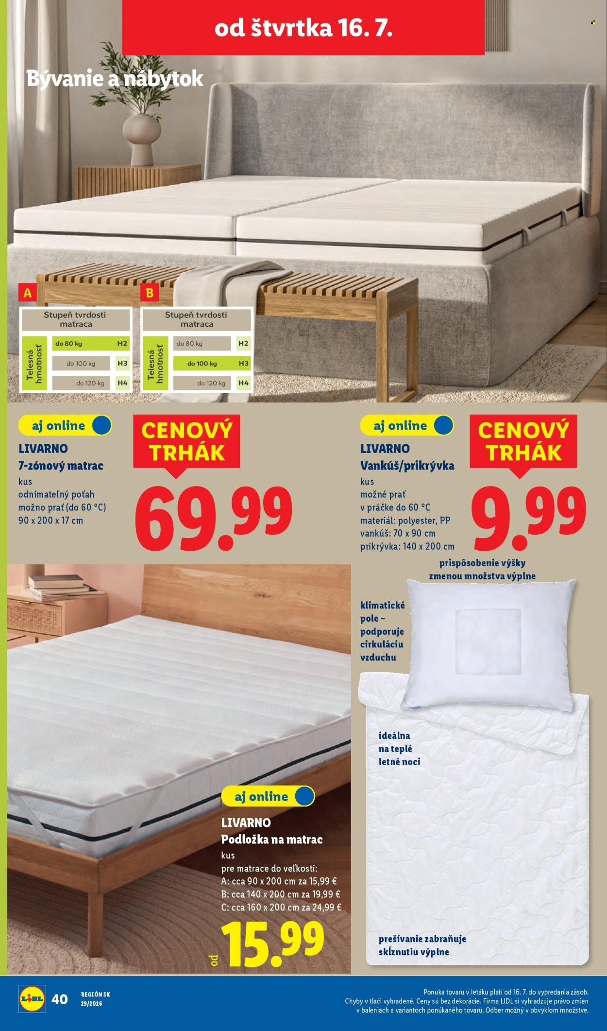 LIDL leták - Od pondelka 13.7.2026