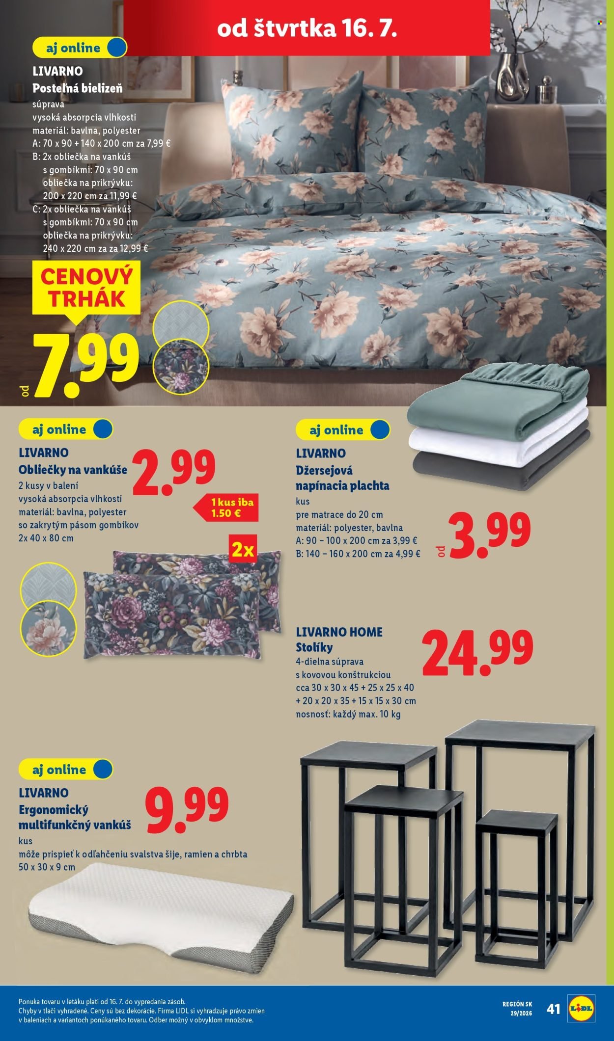 LIDL leták - Od pondelka 13.7.2026
