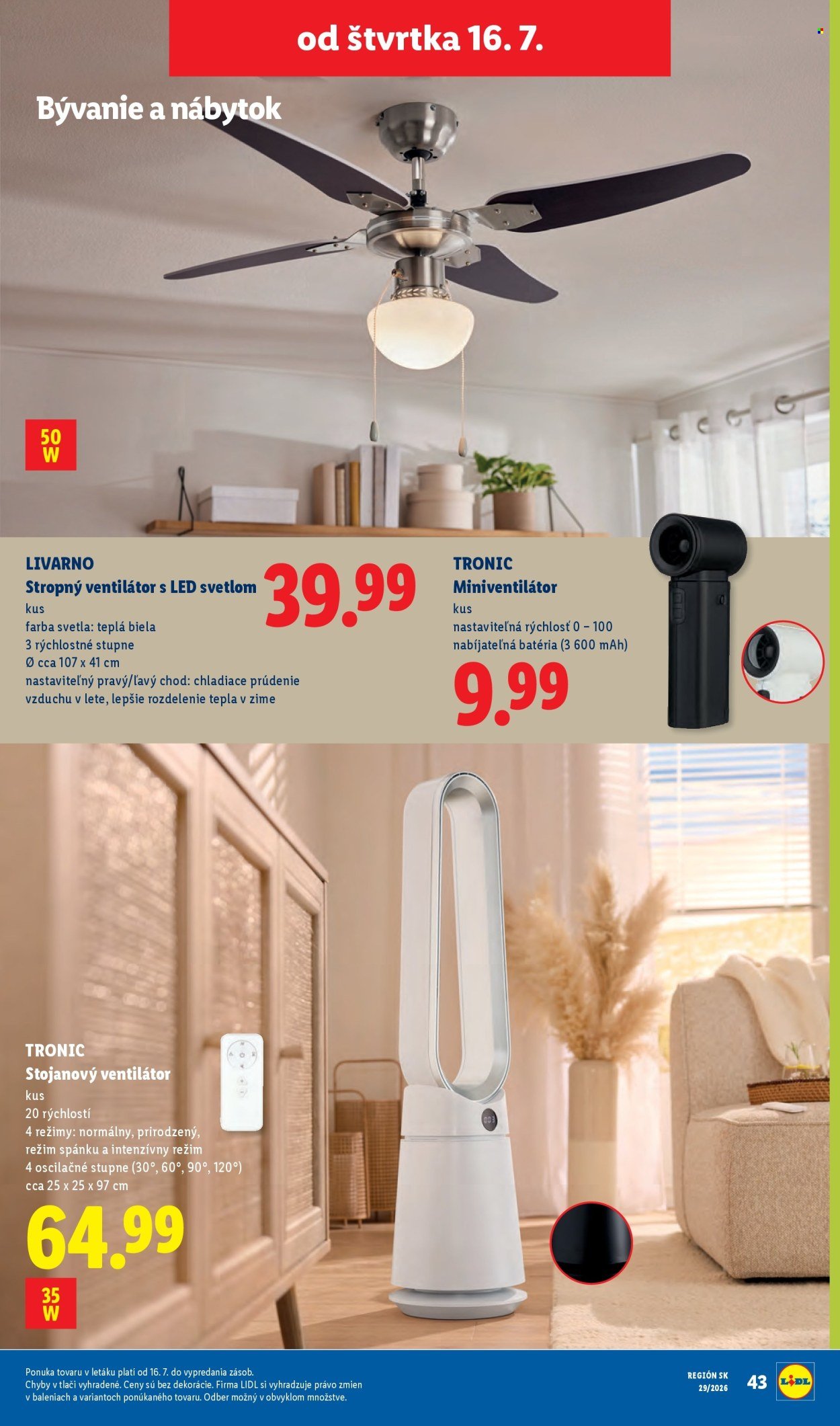 LIDL leták - Od pondelka 13.7.2026