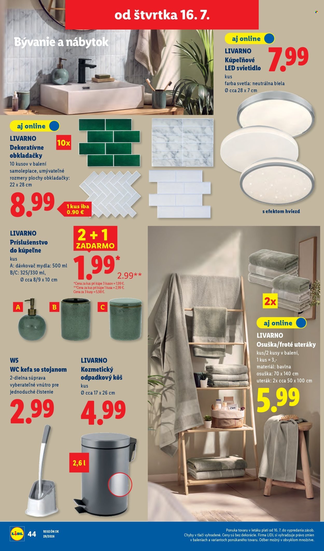 LIDL leták - Od pondelka 13.7.2026