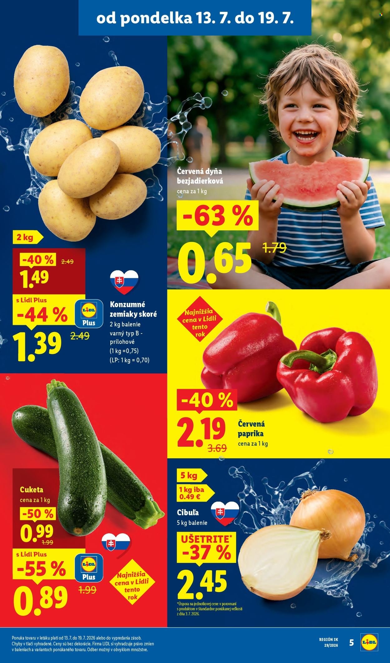 LIDL leták - Od pondelka 13.7.2026