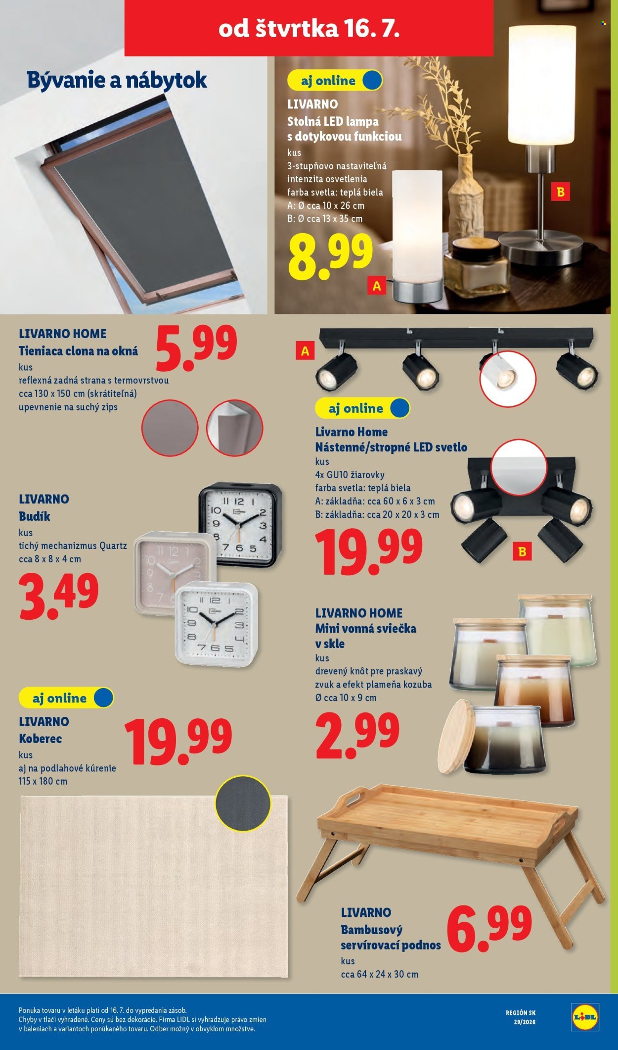 LIDL leták - Od pondelka 13.7.2026