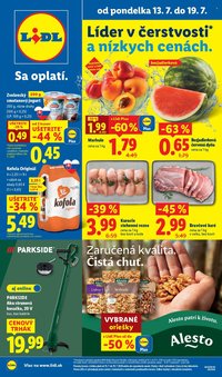 LIDL leták - Od pondelka 13.7.2026