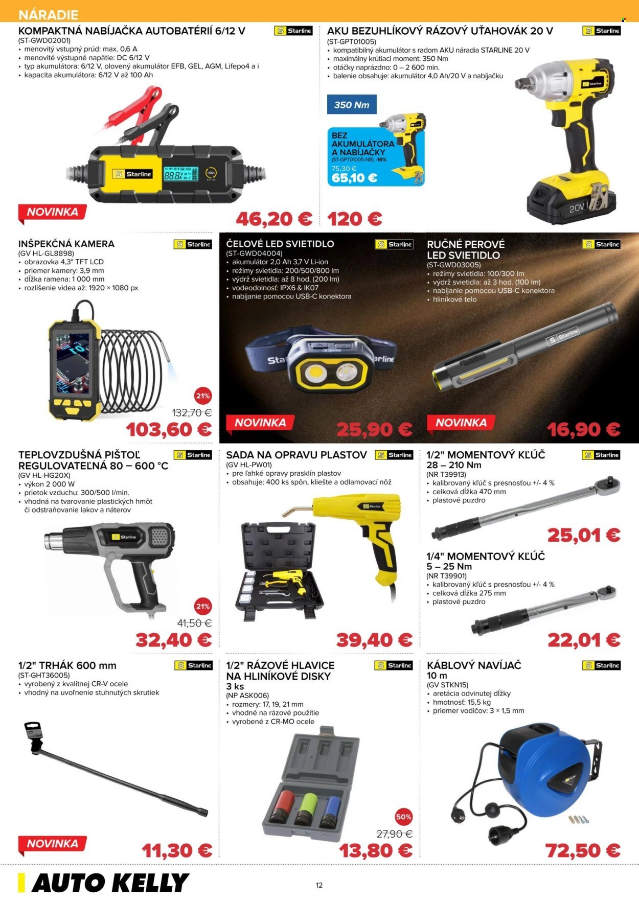 AUTO KELLY leták - Od utorka 28.10.2025 (2025-10-28 - 2025-12-01) | 12