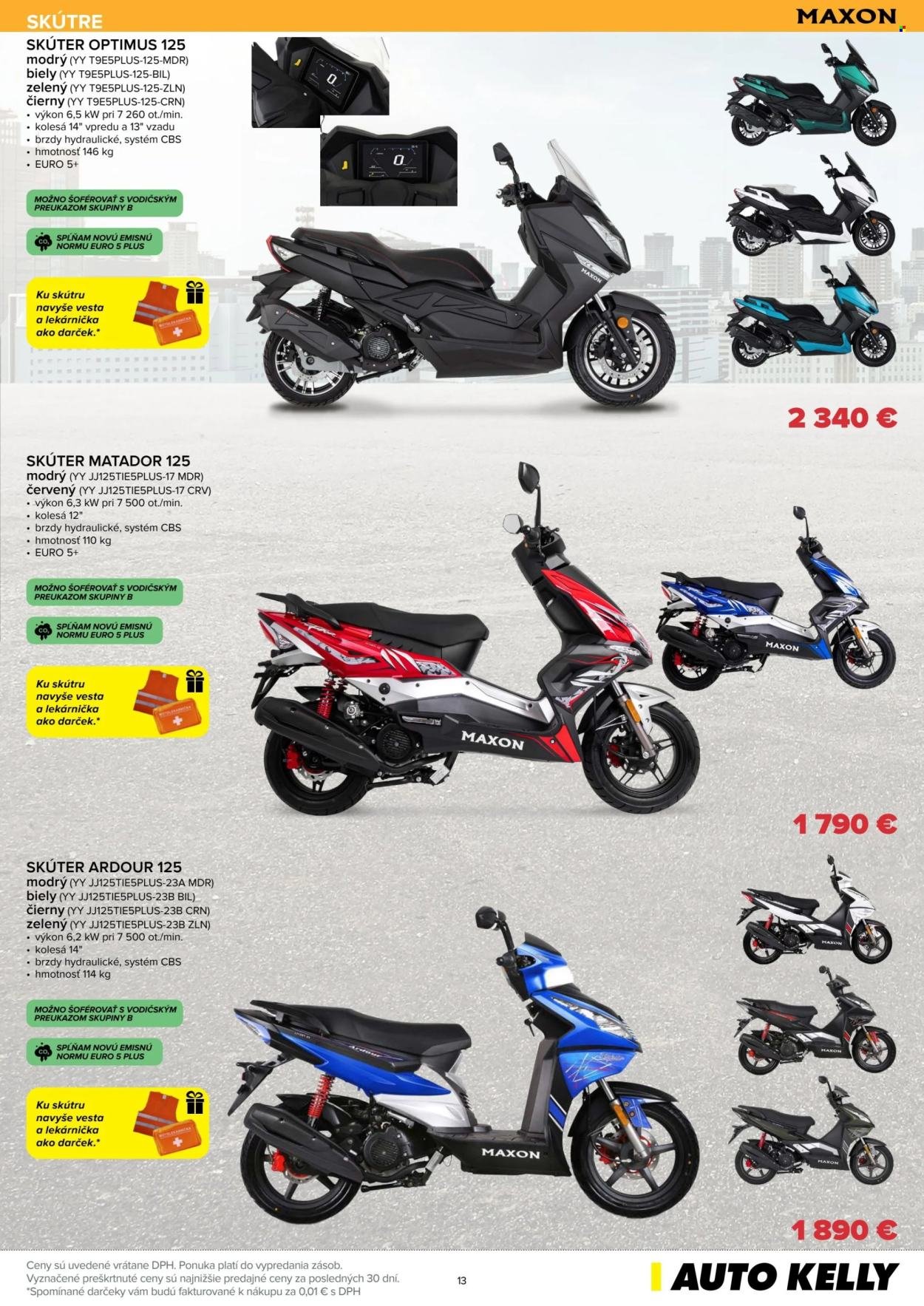 AUTO KELLY leták - Od utorka 28.10.2025 (2025-10-28 - 2025-12-01) | 13