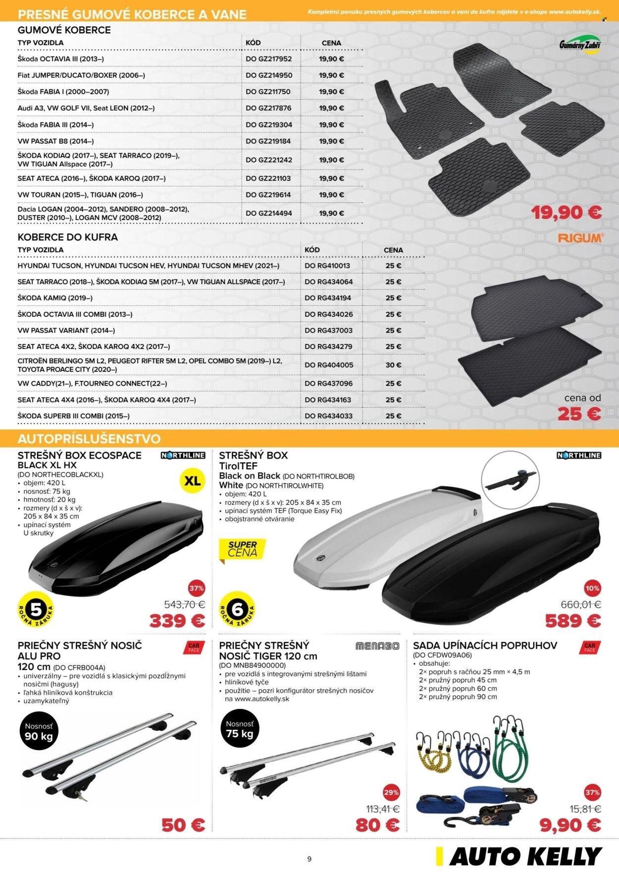 AUTO KELLY leták - Od utorka 28.10.2025 (2025-10-28 - 2025-12-01) | 9