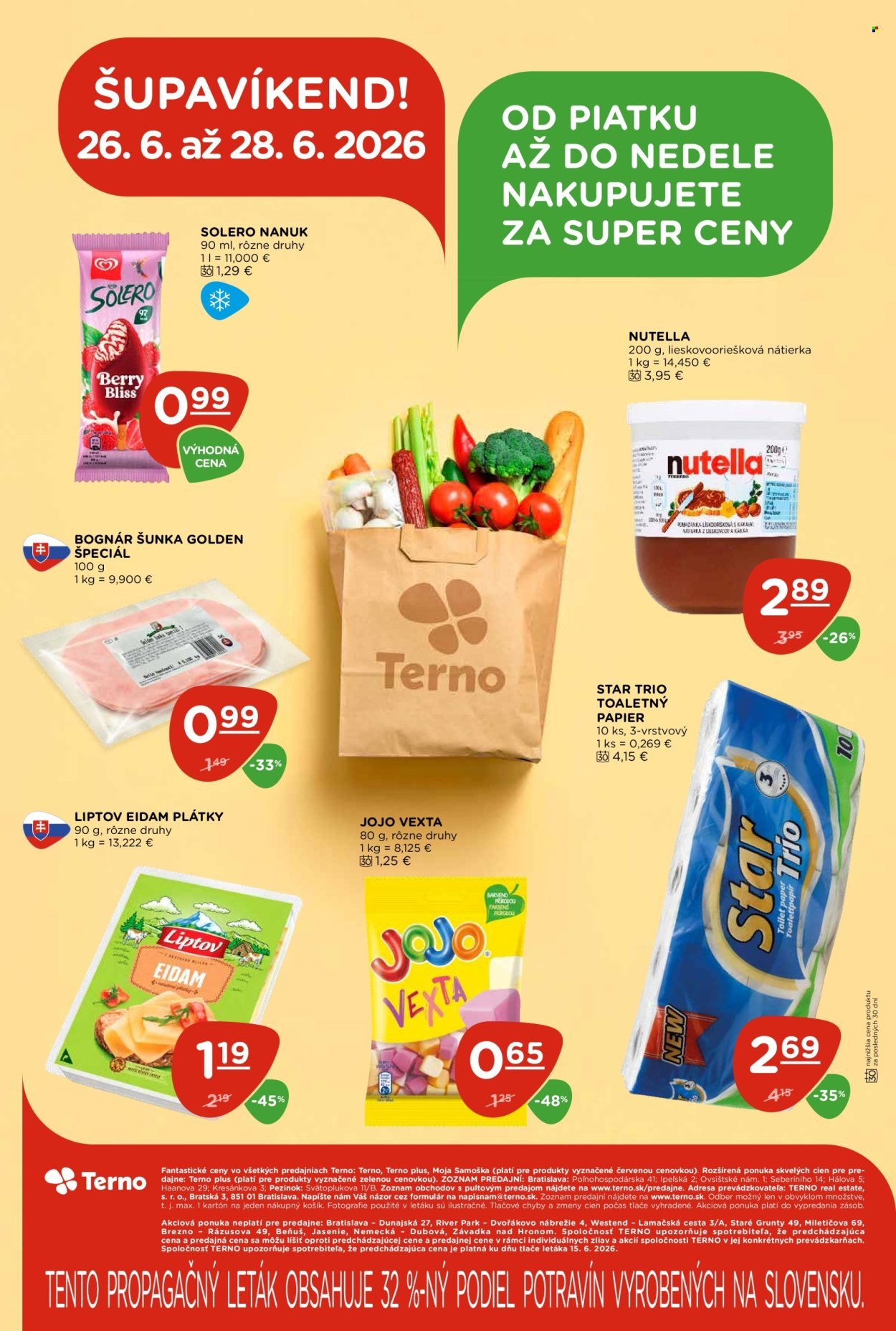 TERNO leták - Od štvrtka 25.6.2026