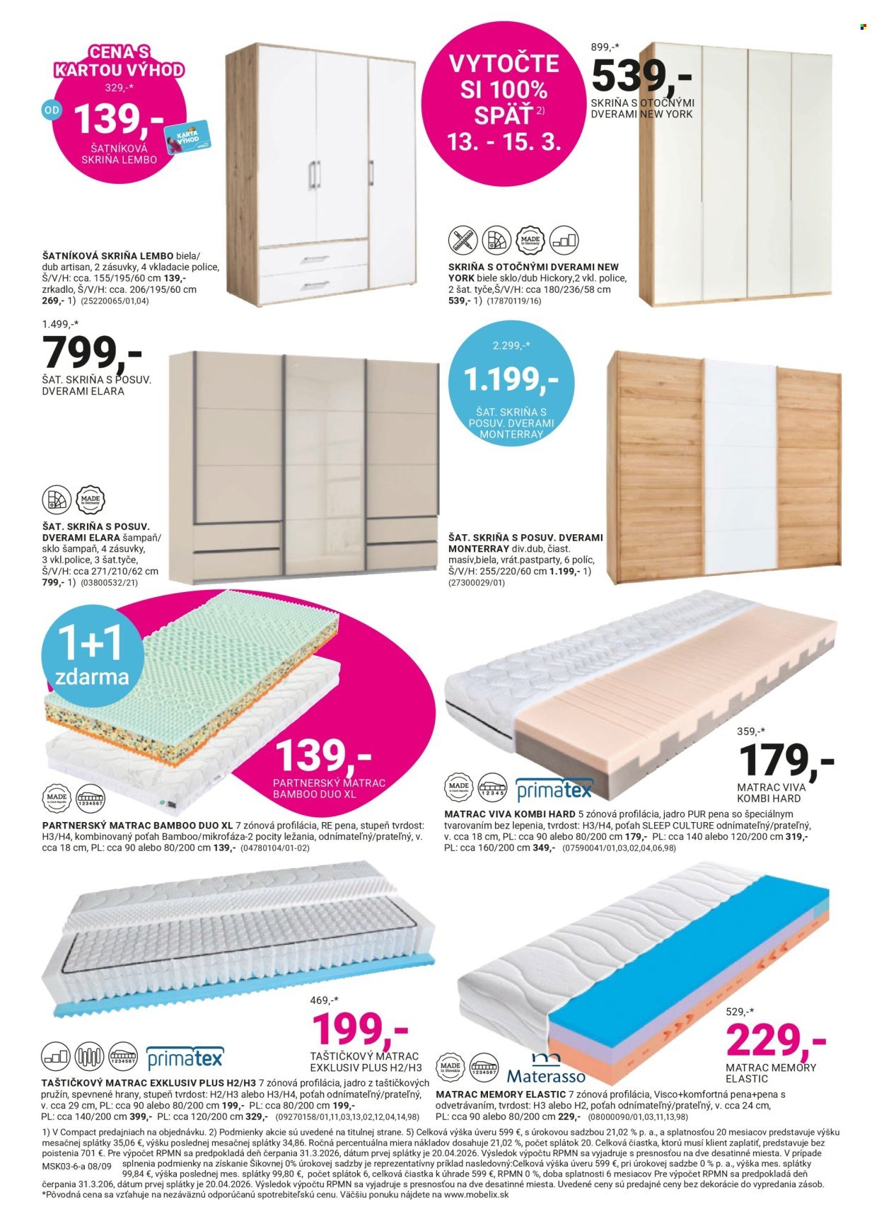 MÖBELIX leták - Vytočte si 100% späť (2026-03-09 - 2026-04-05) | 8