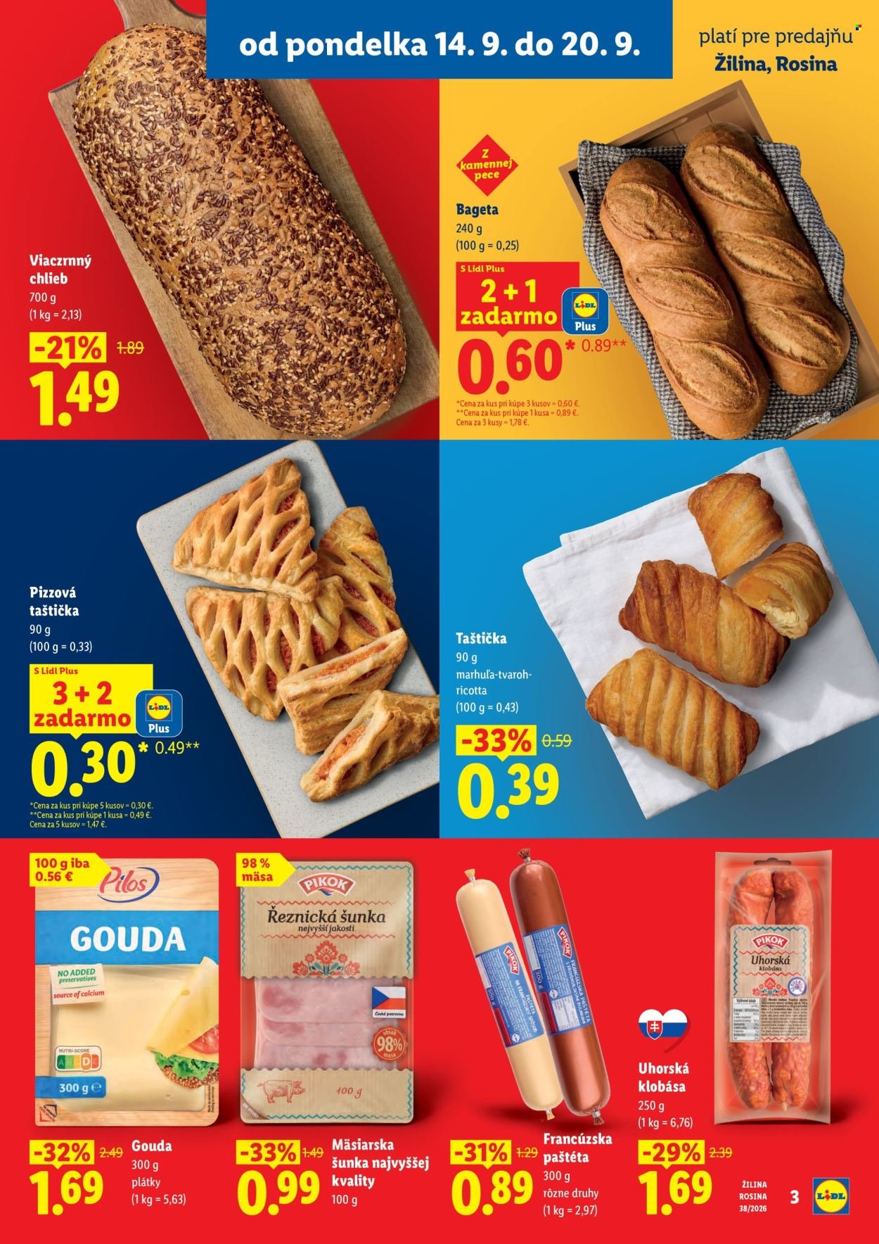 LIDL leták - Nová predajňa Žilina Rosina