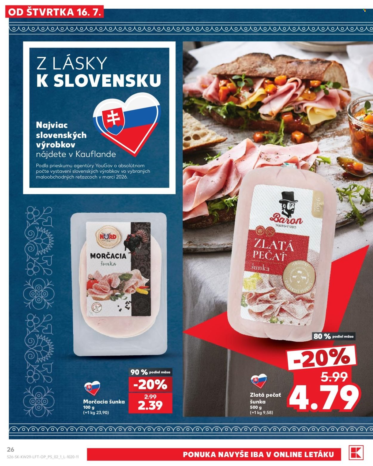 KAUFLAND leták - Od štvrtka 16.7.2026