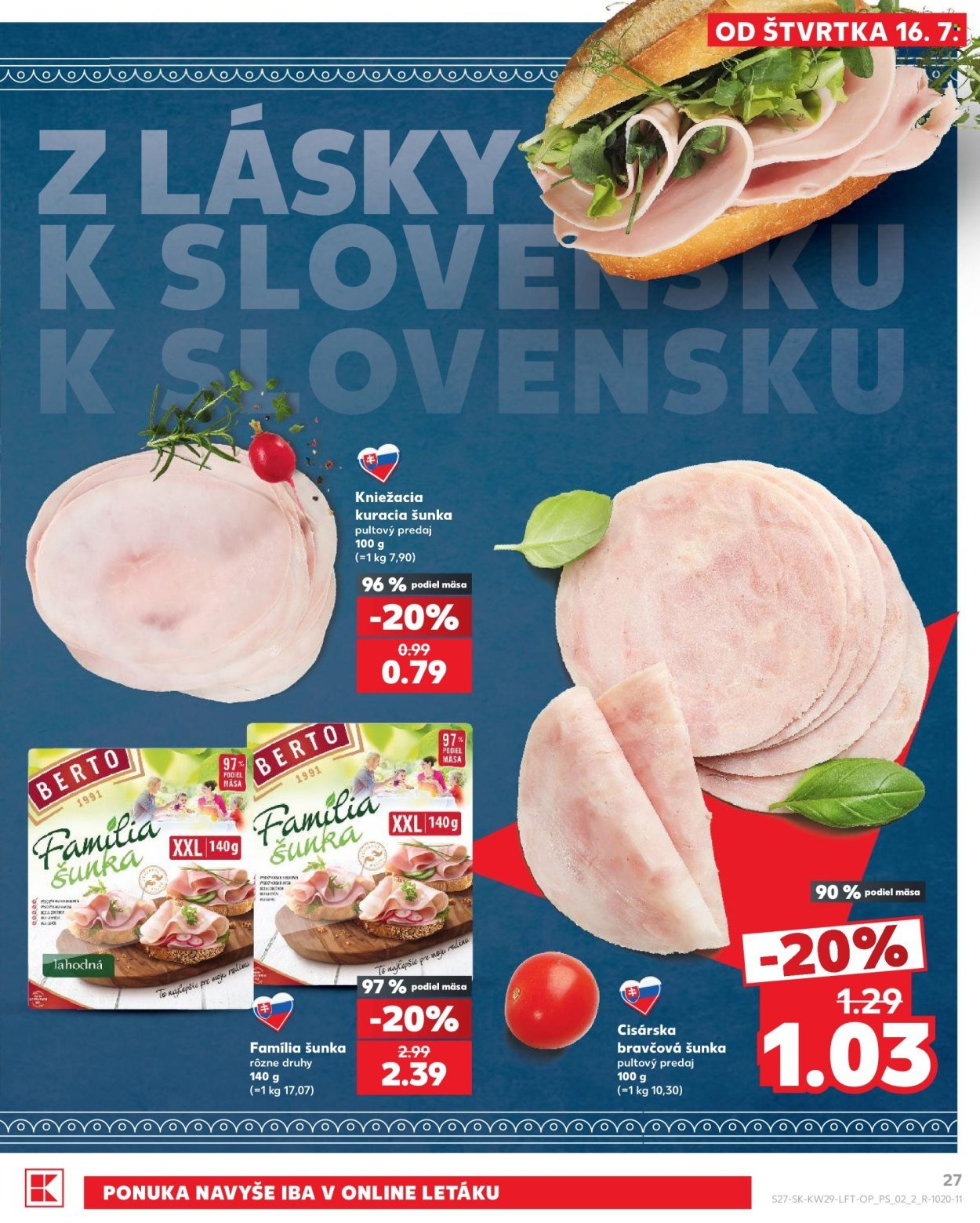 KAUFLAND leták - Od štvrtka 16.7.2026
