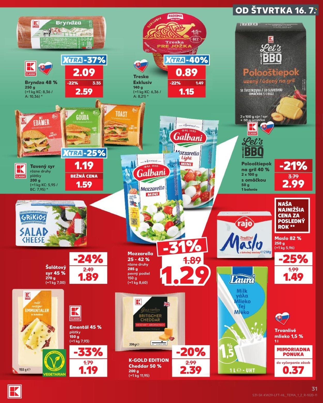 KAUFLAND leták - Od štvrtka 16.7.2026