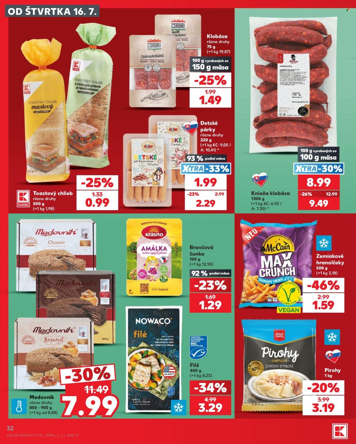 KAUFLAND leták - Od štvrtka 16.7.2026
