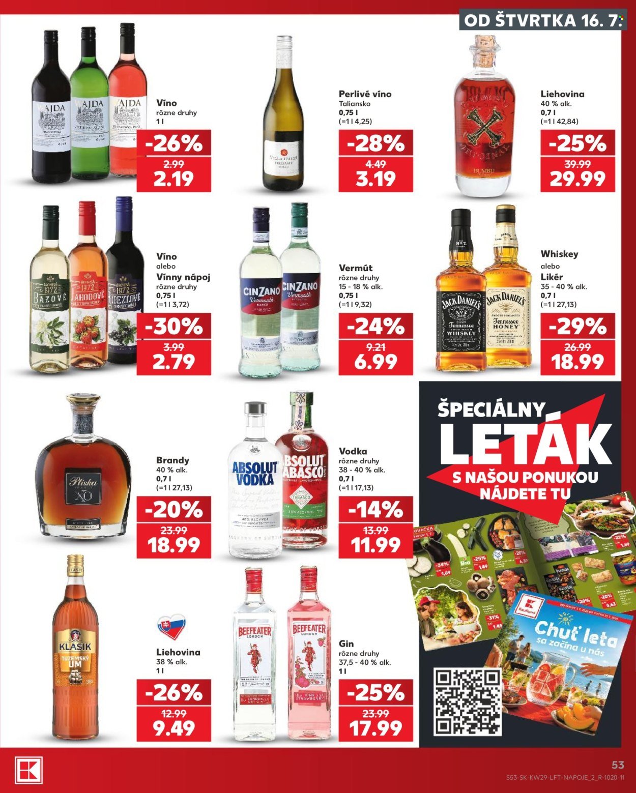 KAUFLAND leták - Od štvrtka 16.7.2026