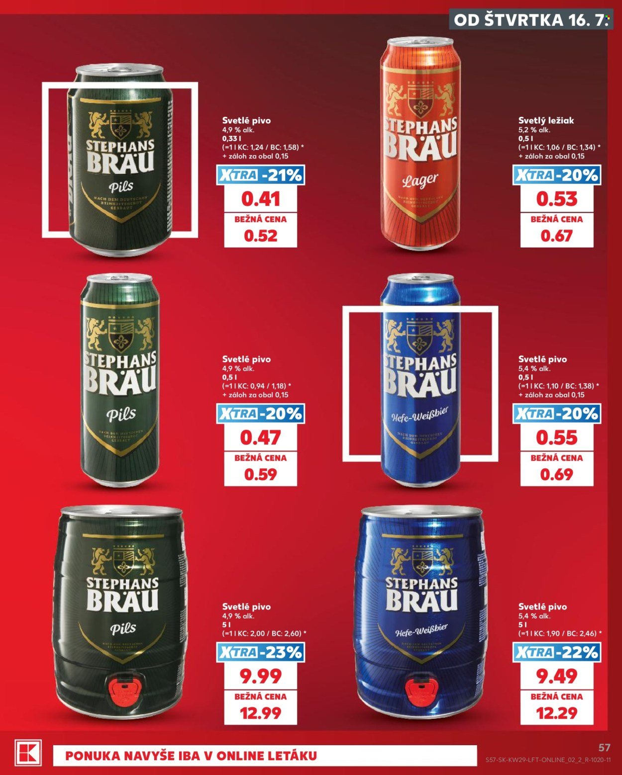 KAUFLAND leták - Od štvrtka 16.7.2026