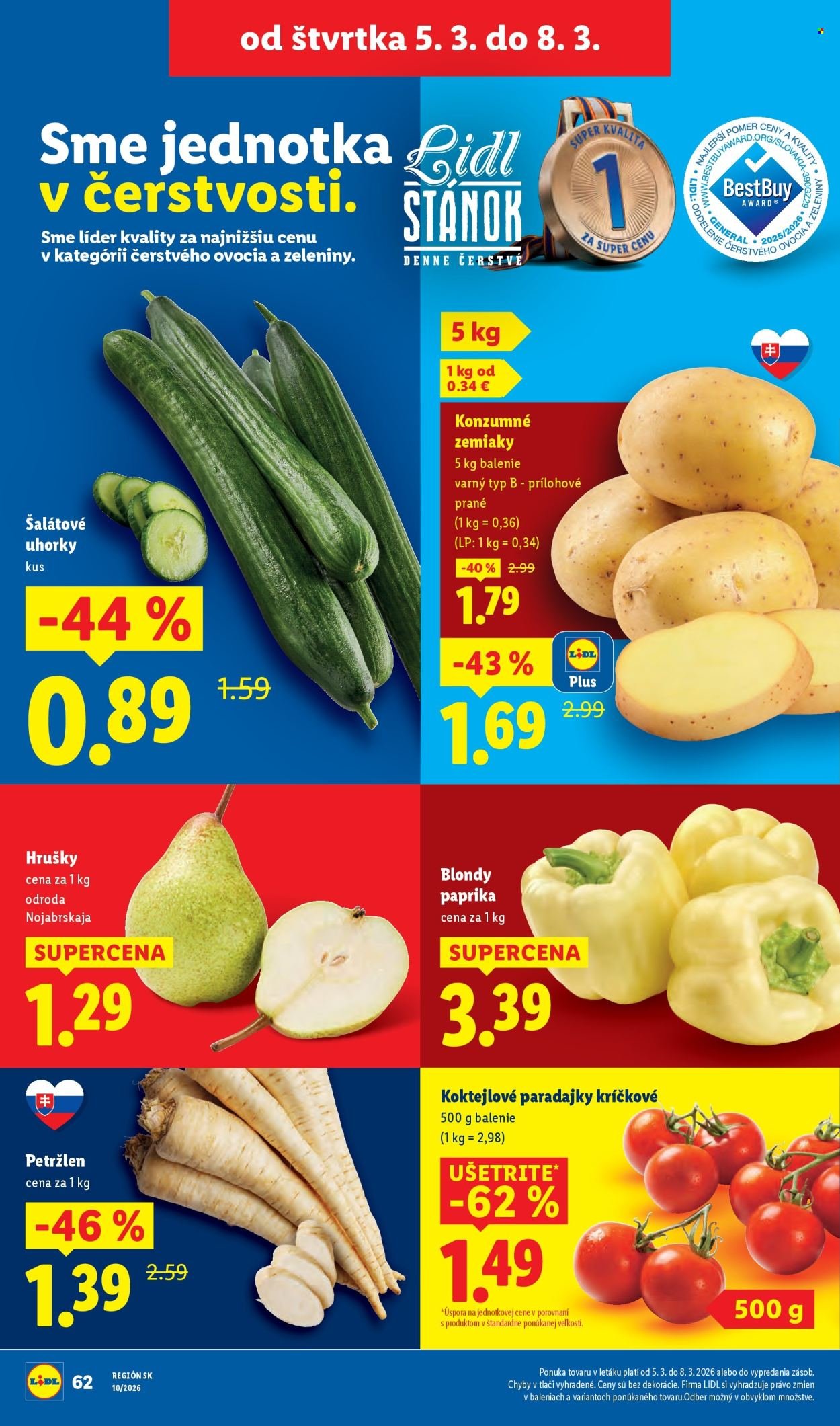 LIDL leták - Od štvrtka 5.3.2026 (2026-03-05 - 2026-03-08) | 20