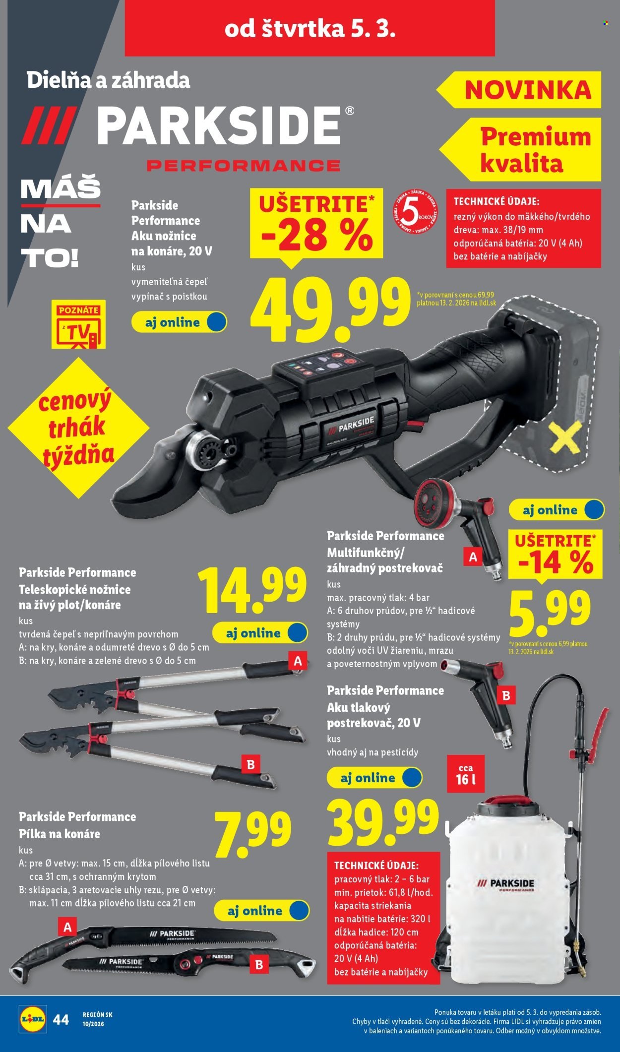 LIDL leták - Od štvrtka 5.3.2026 (2026-03-05 - 2026-03-08) | 34