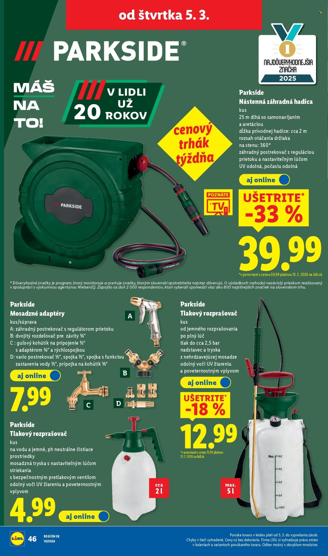 LIDL leták - Od štvrtka 5.3.2026 (2026-03-05 - 2026-03-08) | 36