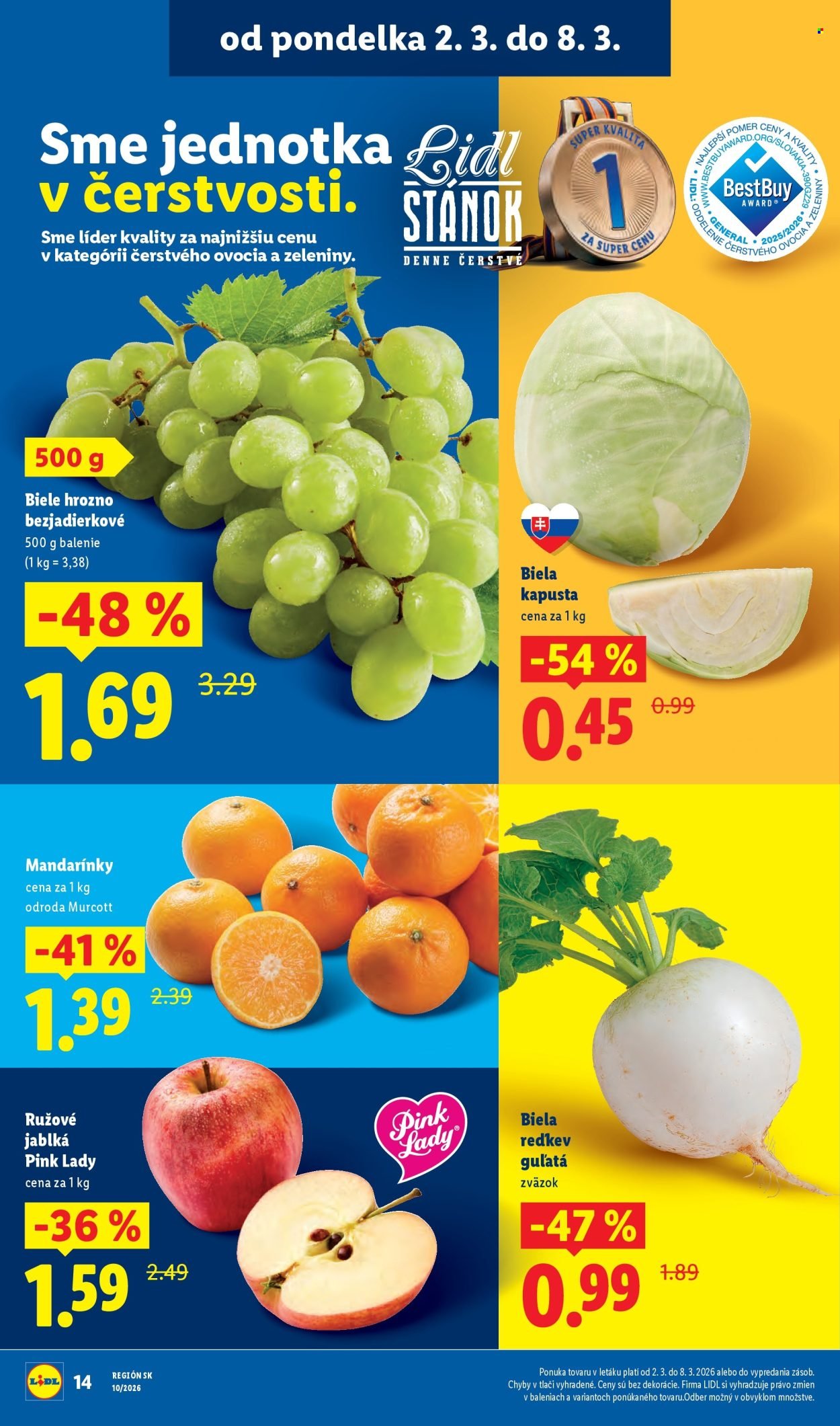 LIDL leták - Od štvrtka 5.3.2026 (2026-03-05 - 2026-03-08) | 58