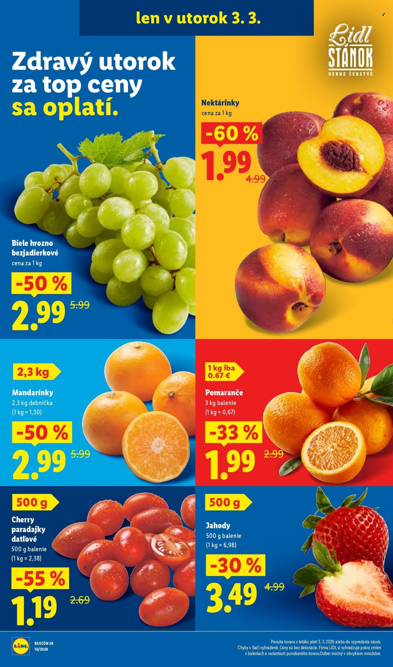 LIDL leták - Od štvrtka 5.3.2026 (2026-03-05 - 2026-03-08) | 60