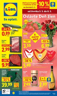 LIDL leták - Od štvrtka 5.3.2026 (2026-03-05 - 2026-03-08)