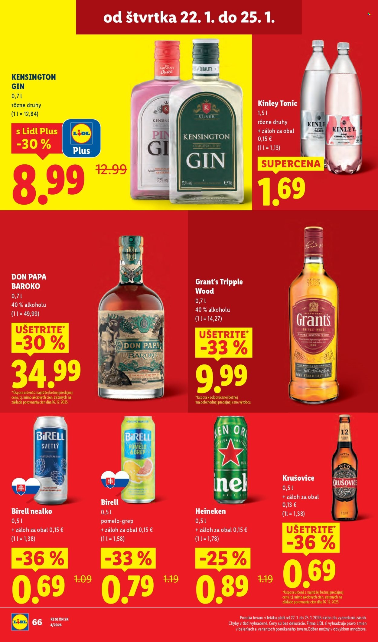 LIDL leták - Od štvrtka 22.1.2026 (2026-01-22 - 2026-01-25) | 14