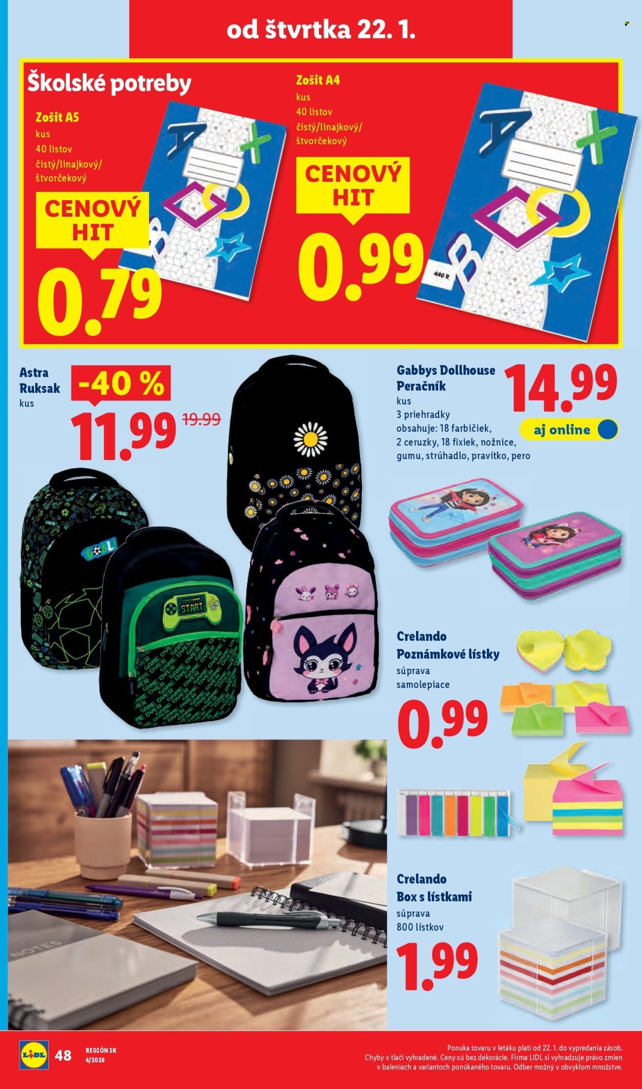 LIDL leták - Od štvrtka 22.1.2026 (2026-01-22 - 2026-01-25) | 18