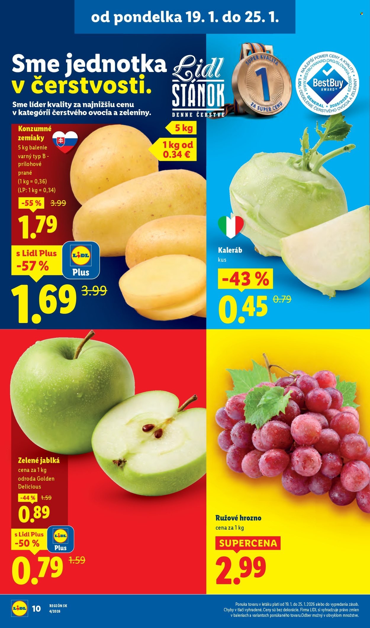 LIDL leták - Od štvrtka 22.1.2026 (2026-01-22 - 2026-01-25) | 40