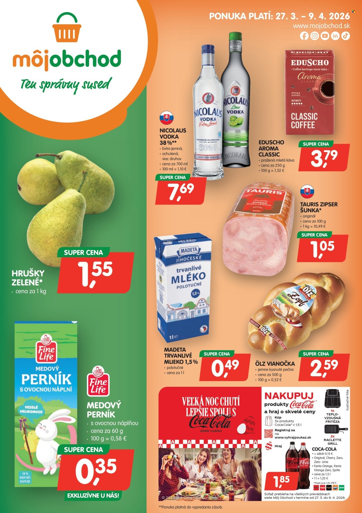 MÔJ OBCHOD leták - Od piatka 27.3.2026 (2026-03-27 - 2026-04-09) | 1