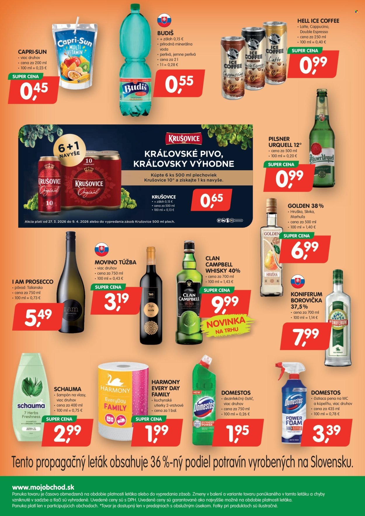 MÔJ OBCHOD leták - Od piatka 27.3.2026 (2026-03-27 - 2026-04-09) | 4