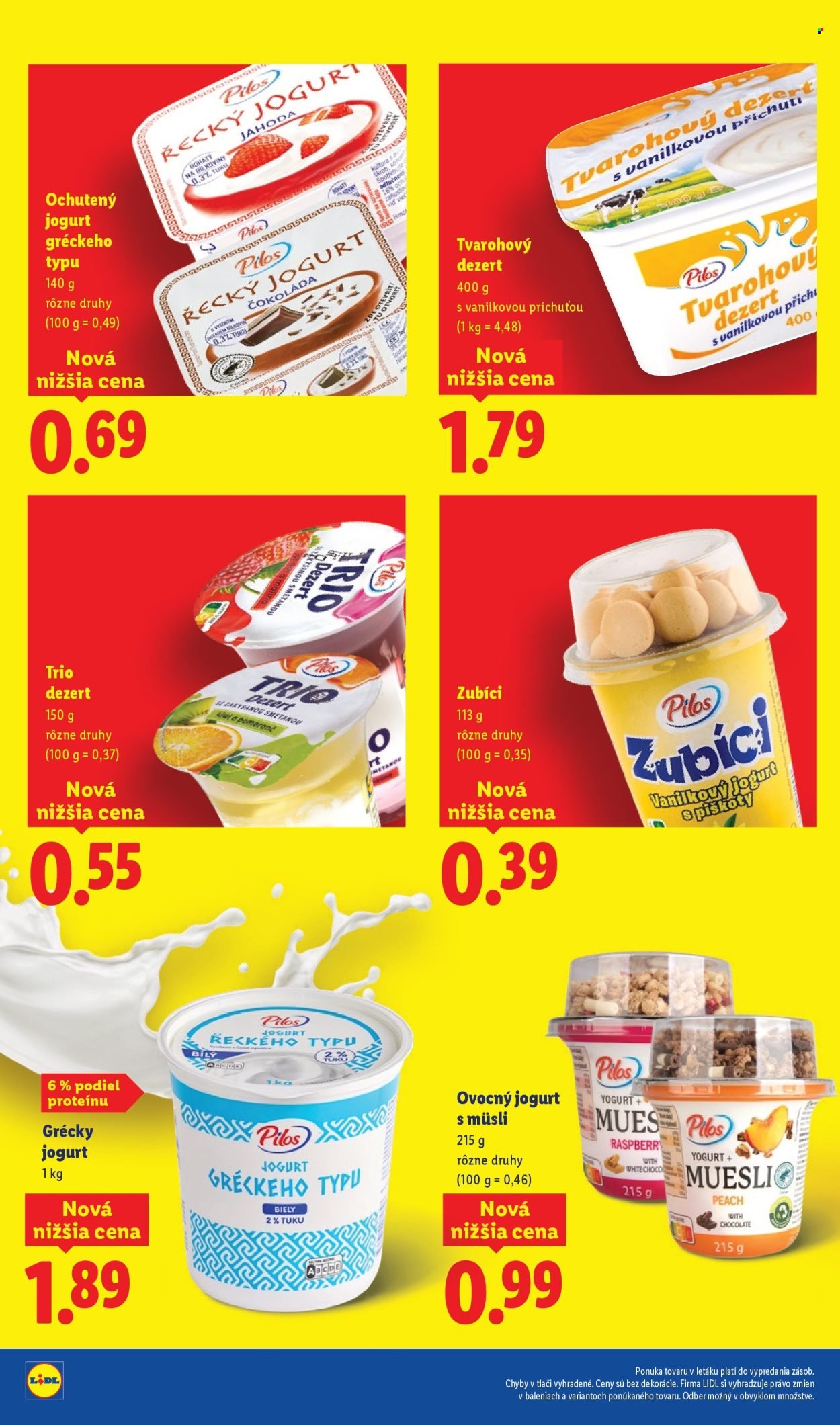 LIDL leták - Dlhodobo zlacnené
