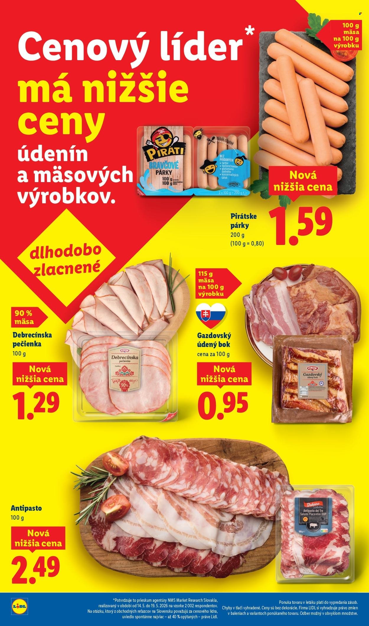 LIDL leták - Dlhodobo zlacnené