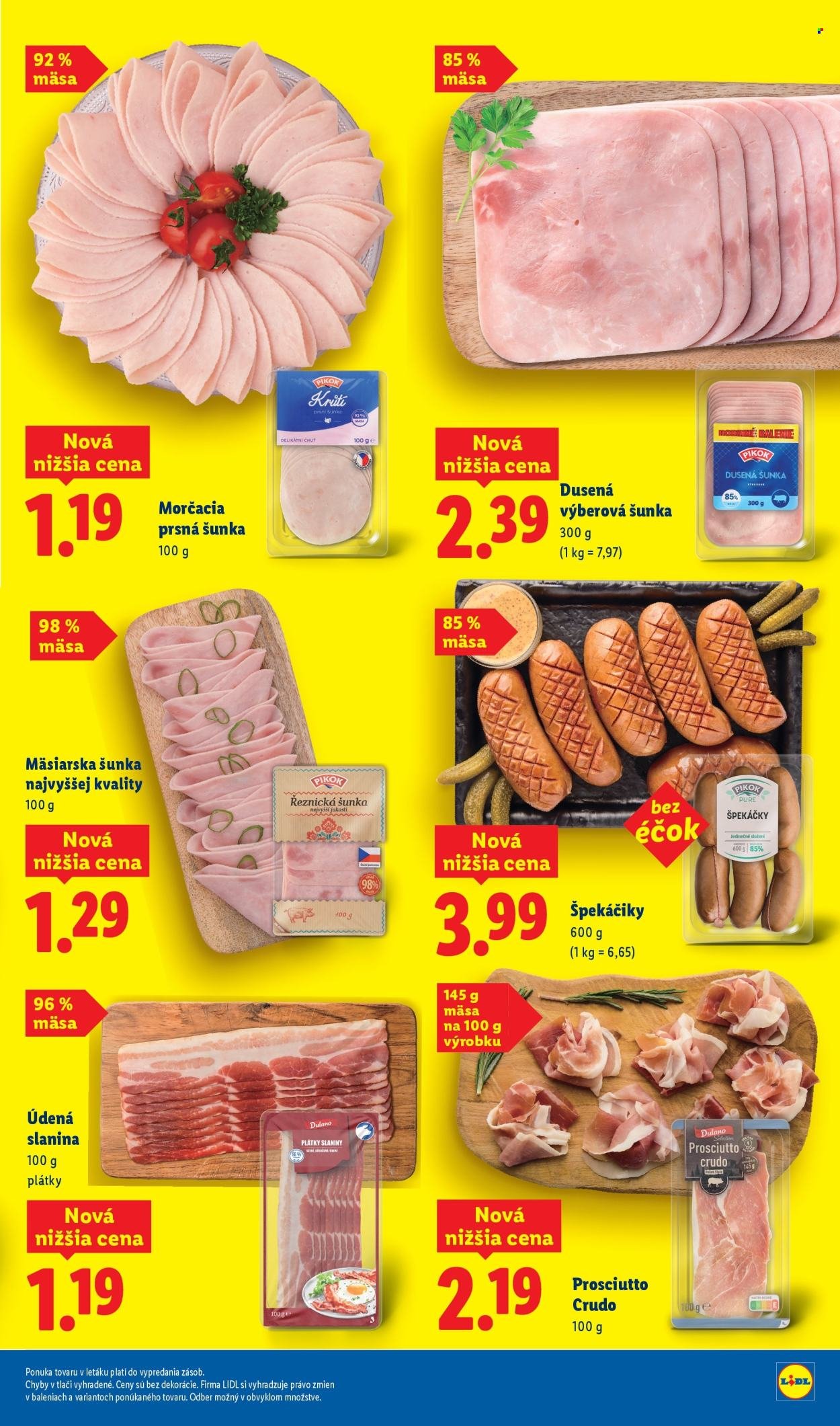 LIDL leták - Dlhodobo zlacnené