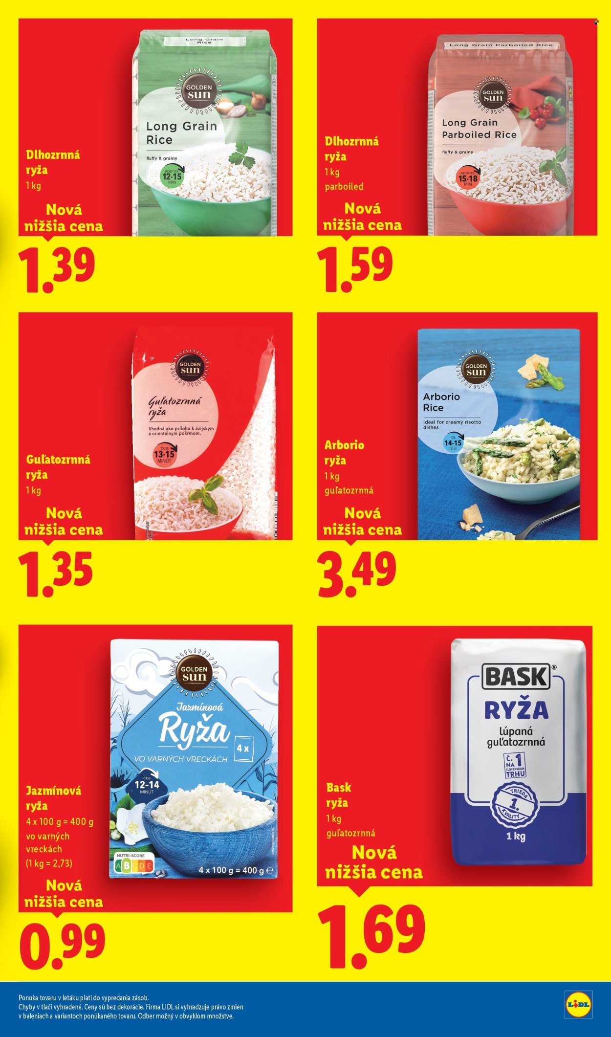 LIDL leták - Dlhodobo zlacnené