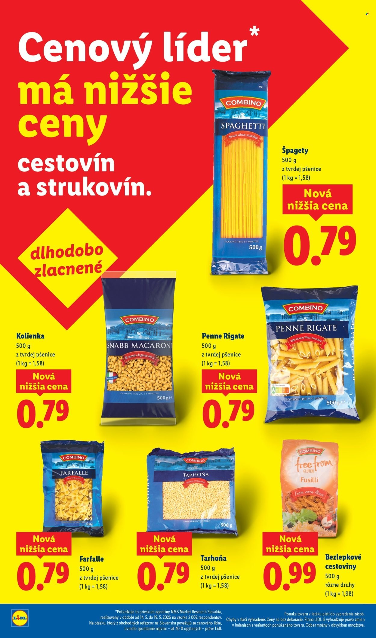 LIDL leták - Dlhodobo zlacnené
