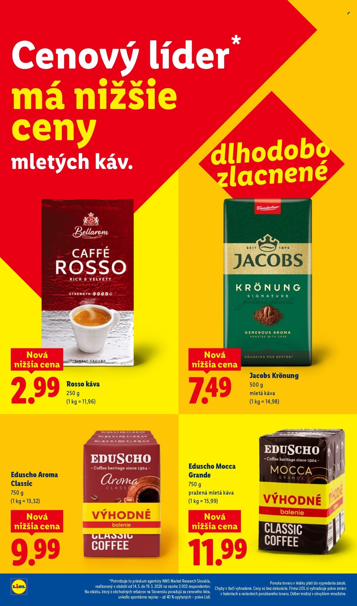 LIDL leták - Dlhodobo zlacnené