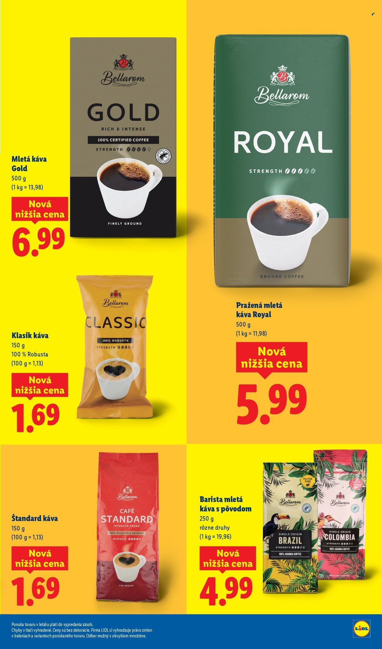 LIDL leták - Dlhodobo zlacnené