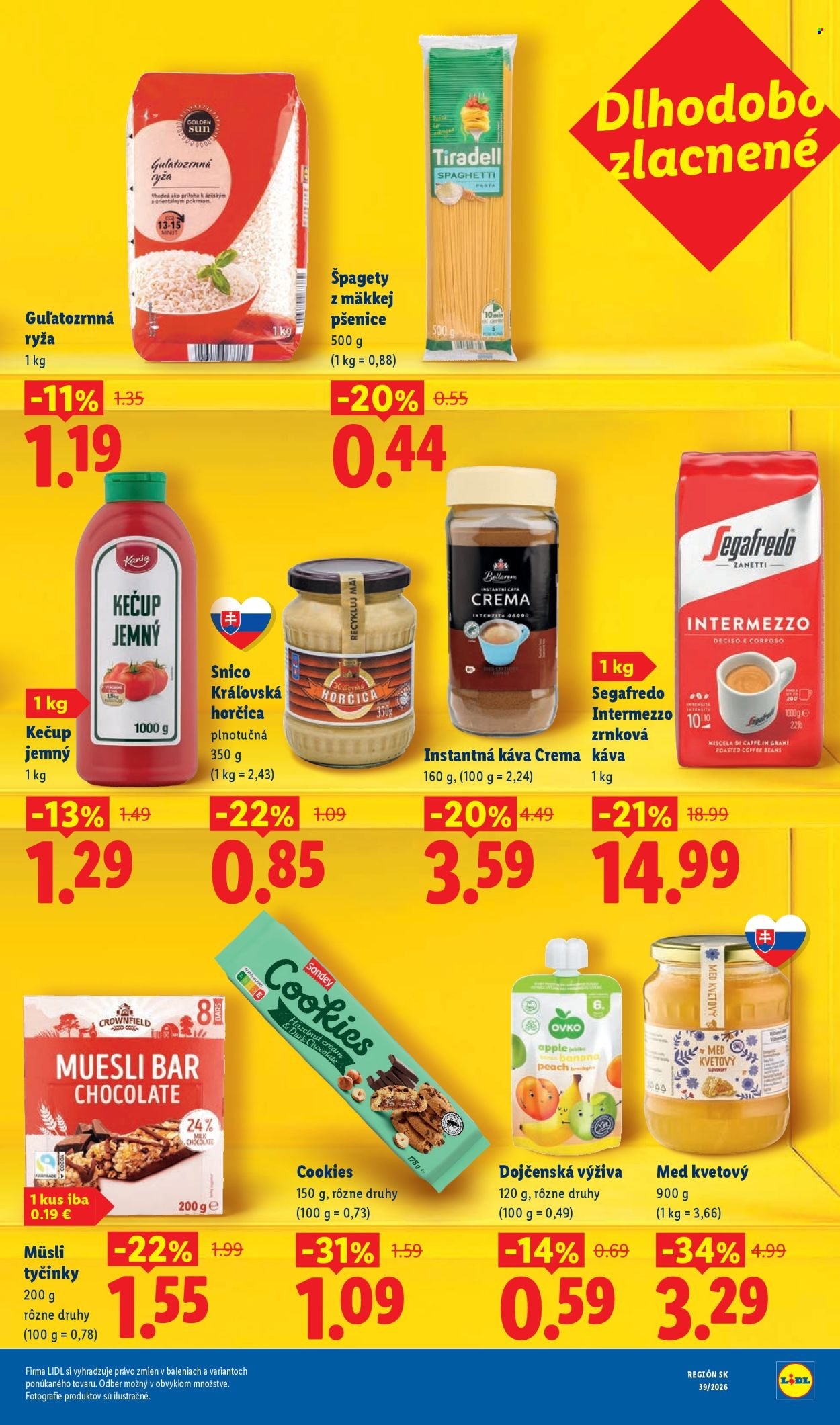 LIDL leták - Dlhodobo zlacnené