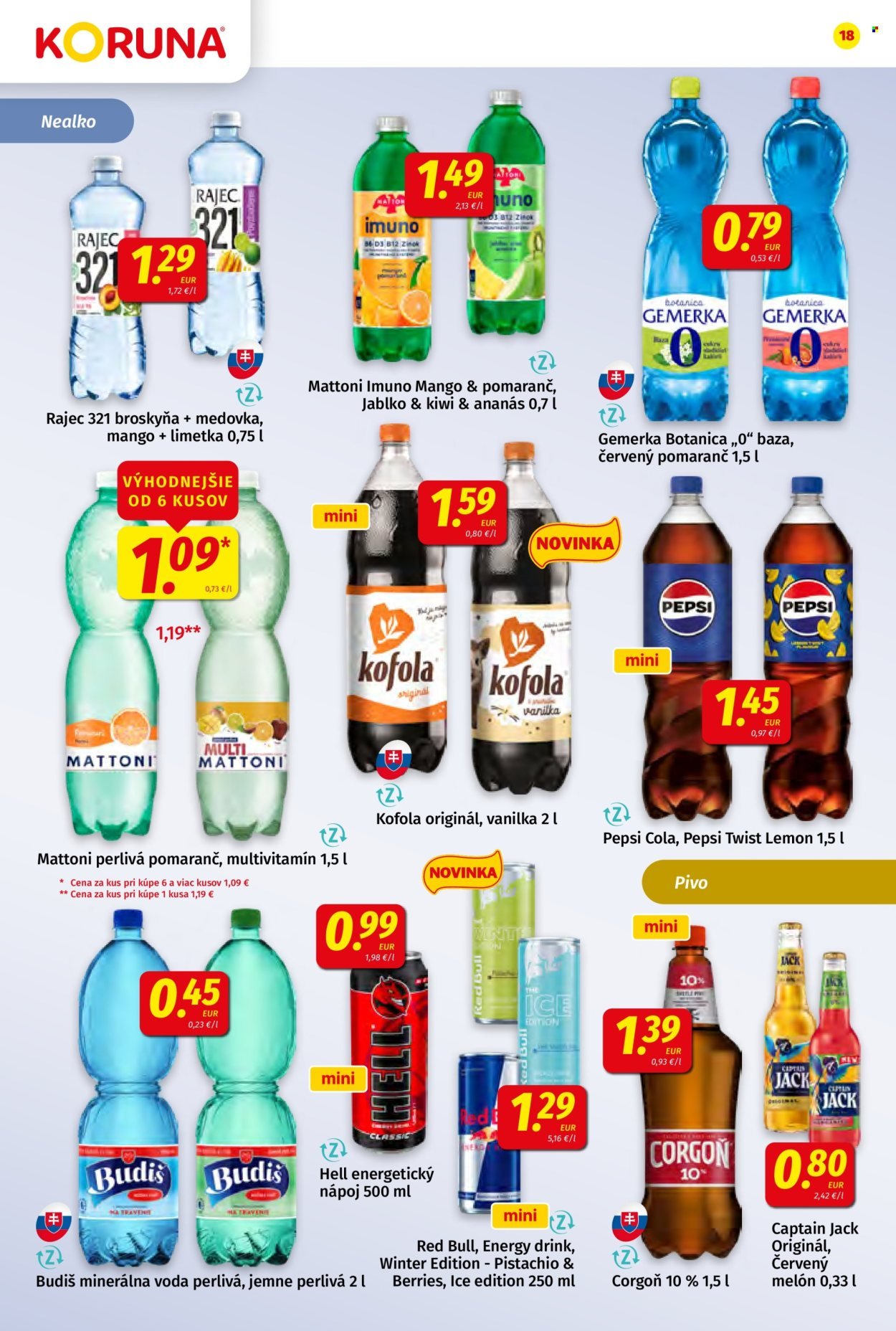 POTRAVINY KORUNA leták - Od piatka 9.10.2026