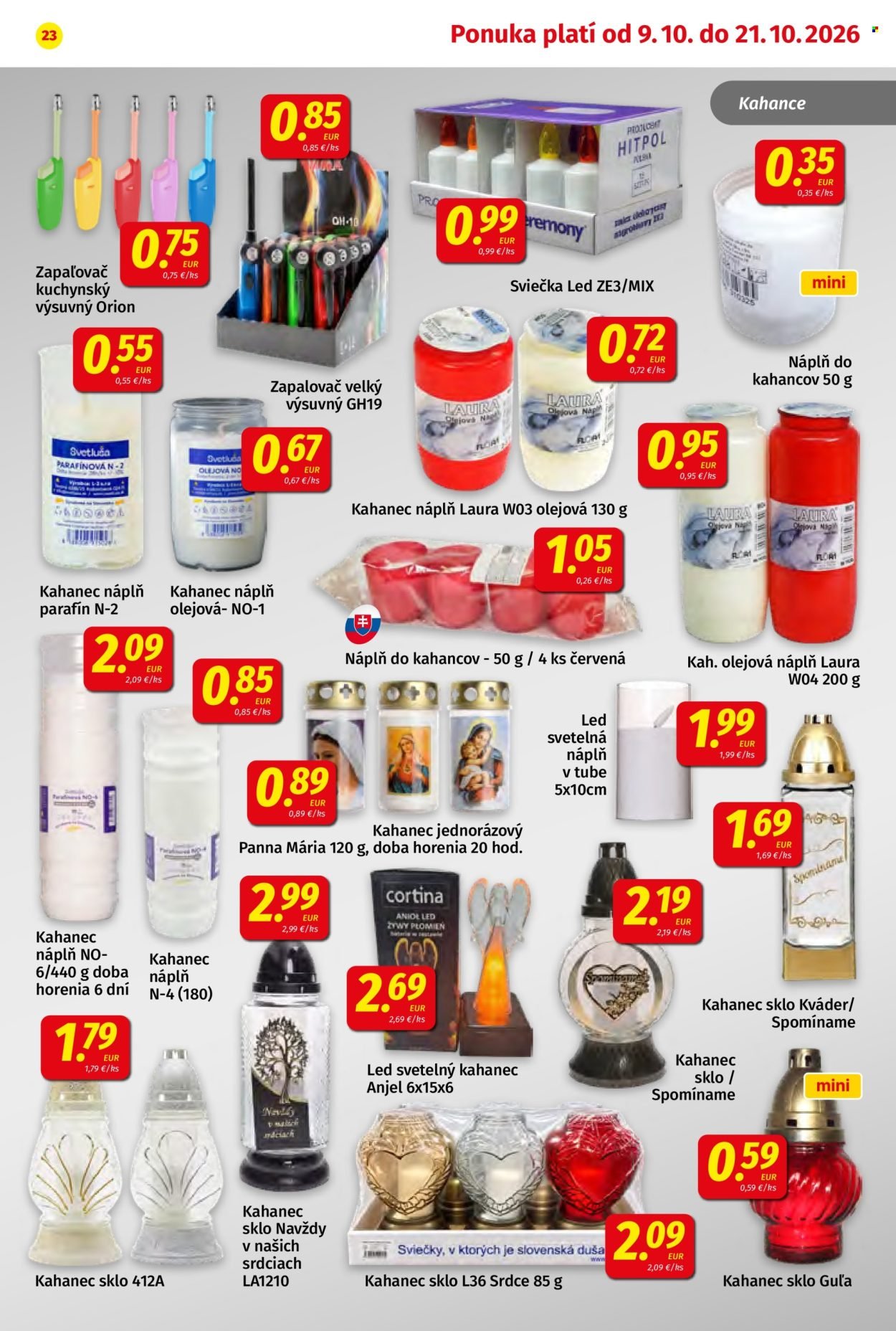 POTRAVINY KORUNA leták - Od piatka 9.10.2026