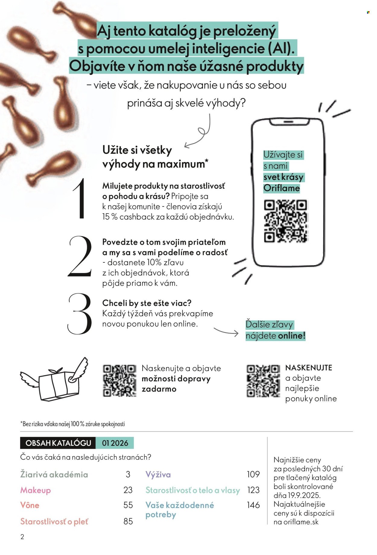 ORIFLAME leták - Katalóg 01 (2025-12-24 - 2026-01-20) | 2