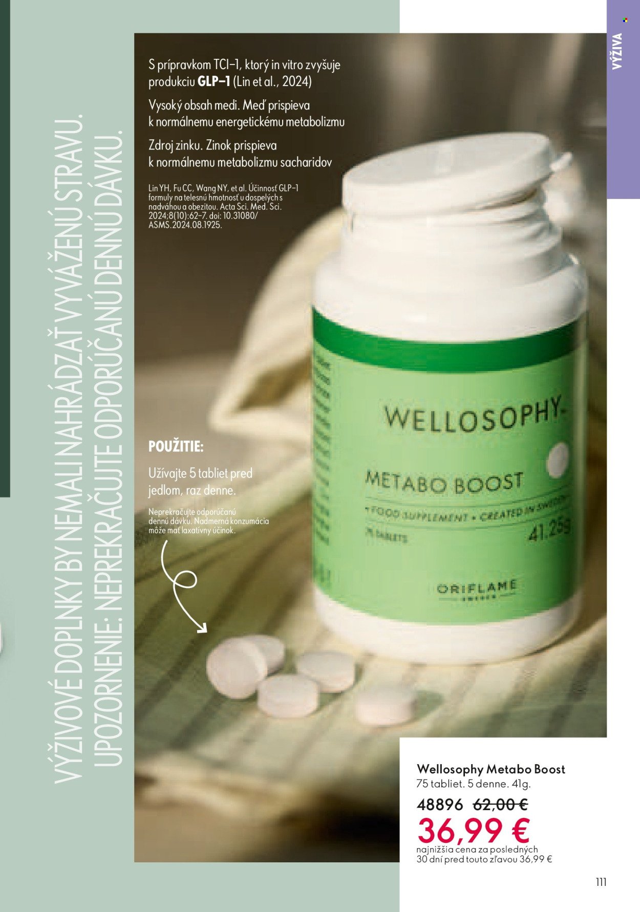 ORIFLAME leták - Katalóg 01 (2025-12-24 - 2026-01-20) | 111