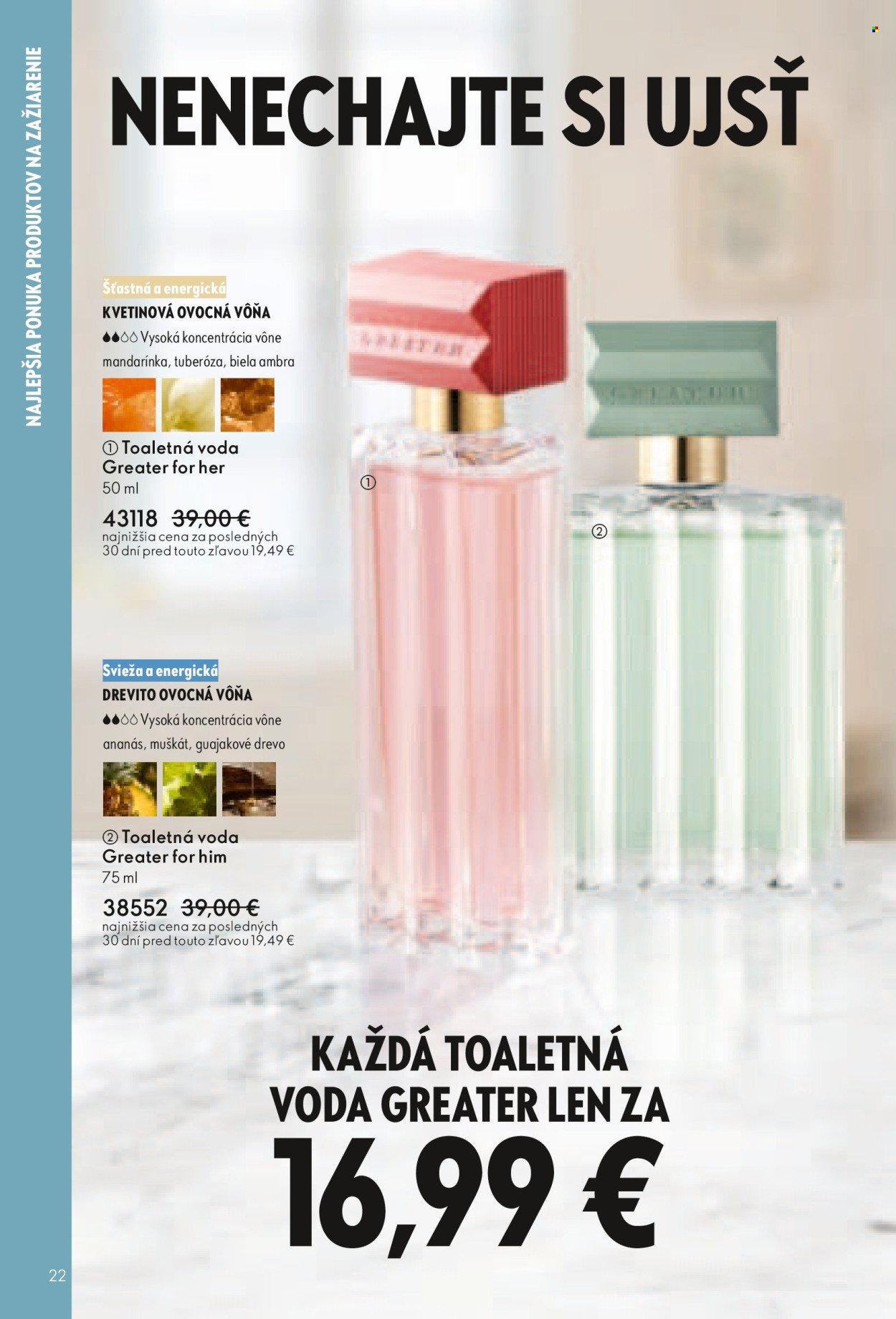 ORIFLAME leták - Katalóg 01 (2025-12-24 - 2026-01-20) | 22